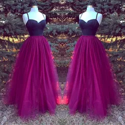 Pretty Purple Long Tulle Skirts Women High Quality Female Elastic Waist Floor Length Skirt Custom Made Fashion Saias