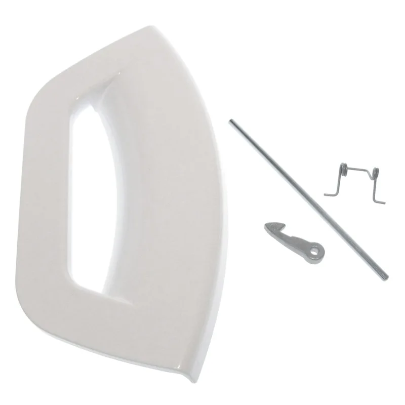 Washing Machine White Door Handle Kit  Replacement For Hotpoint-Ariston WMF923EU Door Handle