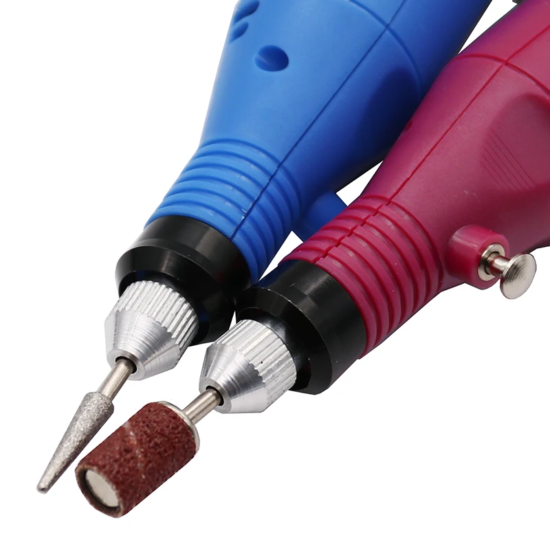 QSTEXPRESS 100V-240V Mini Electric Engraving Pen DIY Set Power Tool Accessories