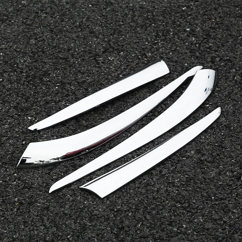 For Nissan Qashqai j11 2015 2016 2017 ABS Chrome Car Tail Lights Rear Lamps Eyebrow Trim Cover Accessories Car styling 4pcs