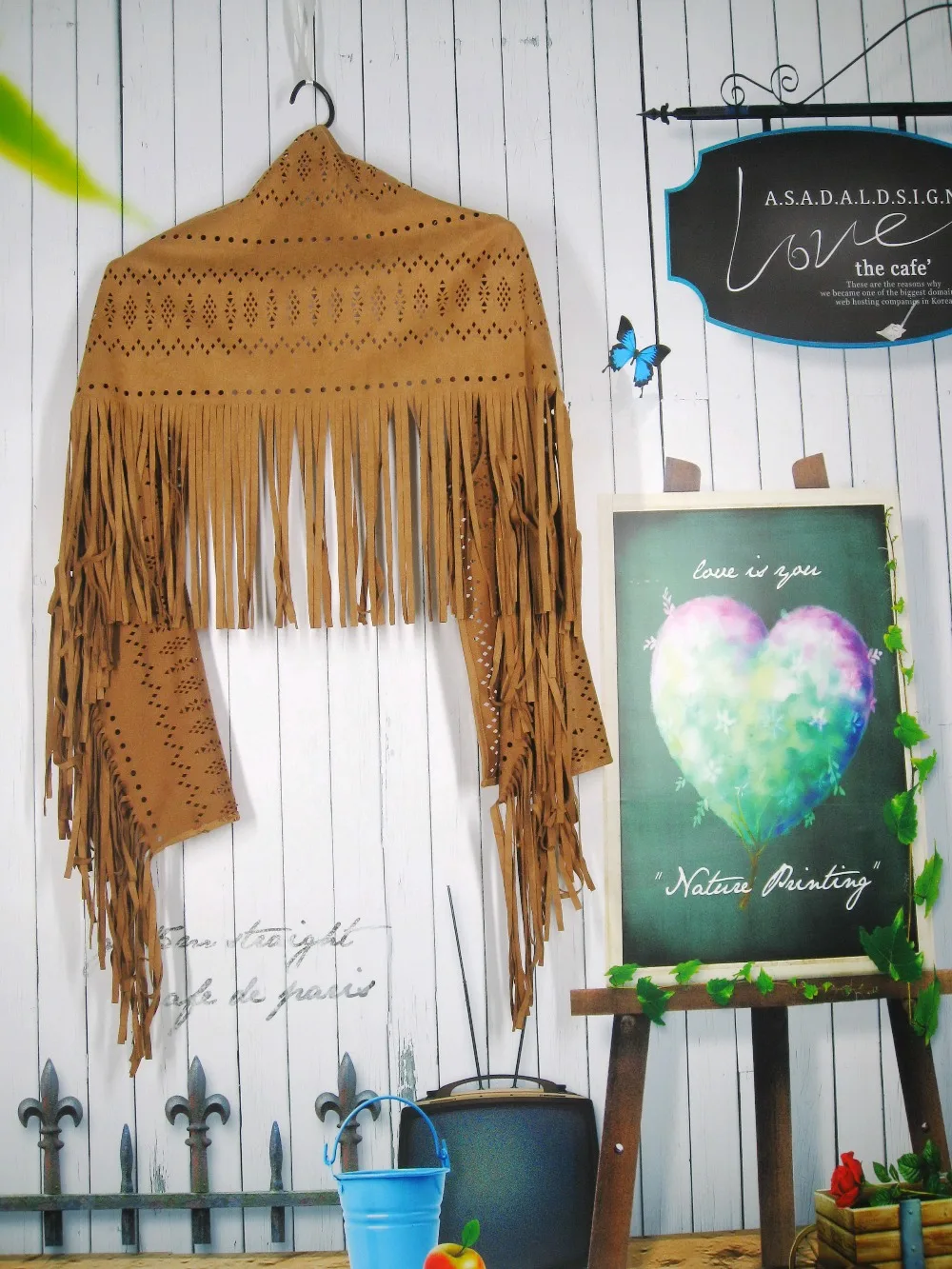 2019 H80&S90 Spring autumn Women big sexy hot hollow shawl seaside Tassel scarf faux suede fringed scarf Fashion Pashmina lady