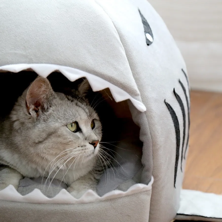 Dog House Shark For Large Dogs Tent High Quality Cotton Small Dog Cat Bed Puppy House Pet Product