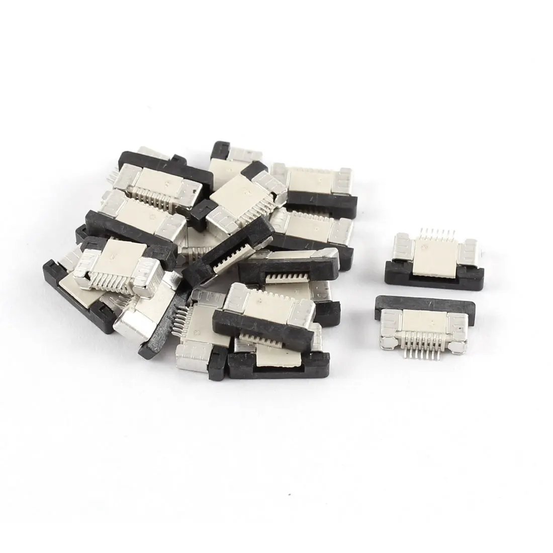 

UXCELL 20Pcs Bottom Port 7Pin 0.5Mm Pitch Ffc Fpc Ribbon Sockets Connector