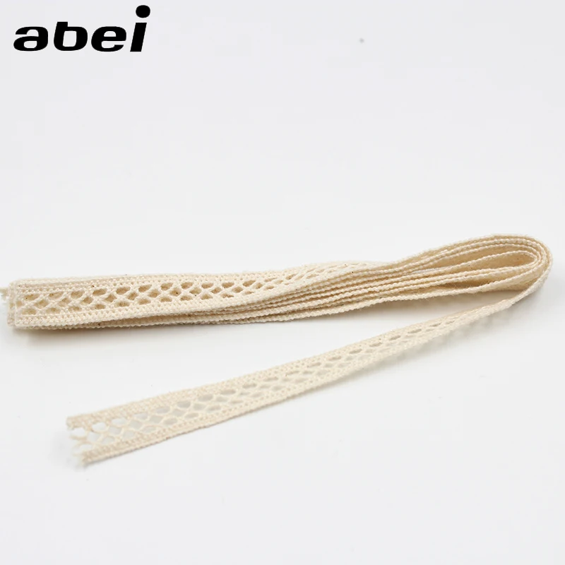 10 metri 1 cm Cotone Beige Lace Trim DIY Casa Mestiere di Cucito Patchwork Fatti A Mano Abbigliamento Abbigliamento Abbigliamento Accessori