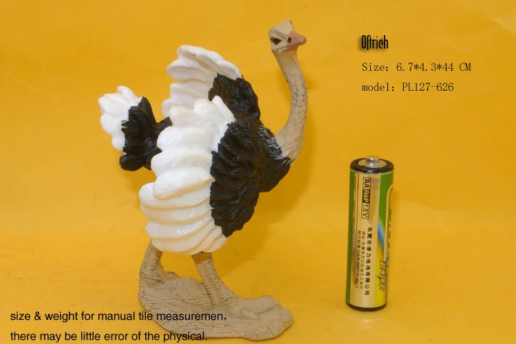 Hot toys: Ostrich bird simulation model  Animals   kids  toys children educational props