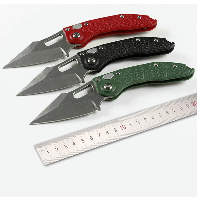 Folding knife new product  9CR18MOV steel blade ABS handle collection outdoor Camping and Climbing EDC tool