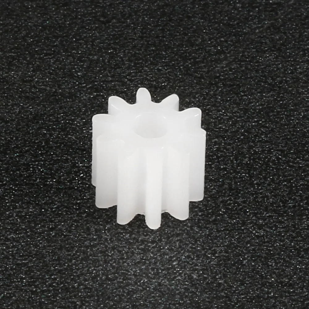 100Pcs 9 Teeth Plastic Gear Model 092A Reduction Gear Modulus 0.5 Worm Gears for RC Car Robot Motor DIY Model Making Accessories