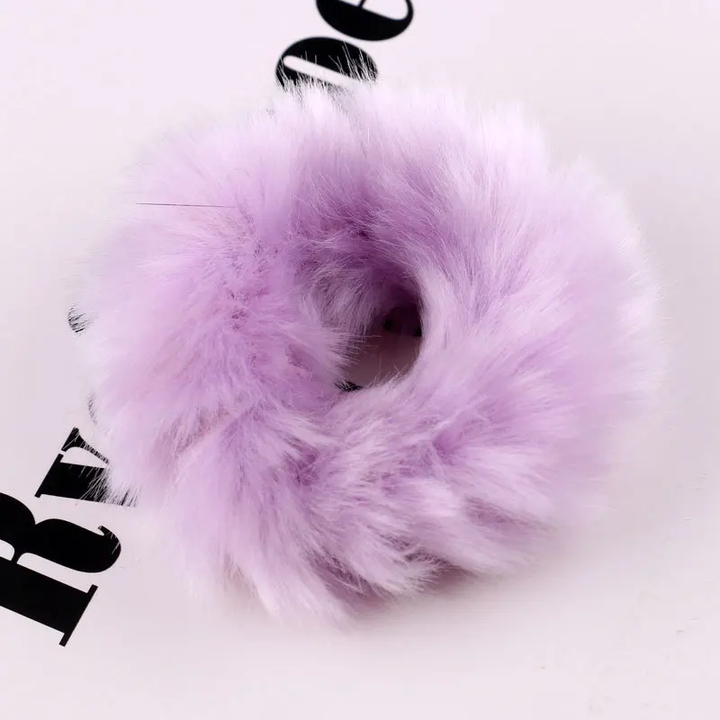 1Pc Cute Hair Accessories Headwear Ball Rubber Headbands Girls Women Solid Color Pompon Gum Elastic Hair Headwear