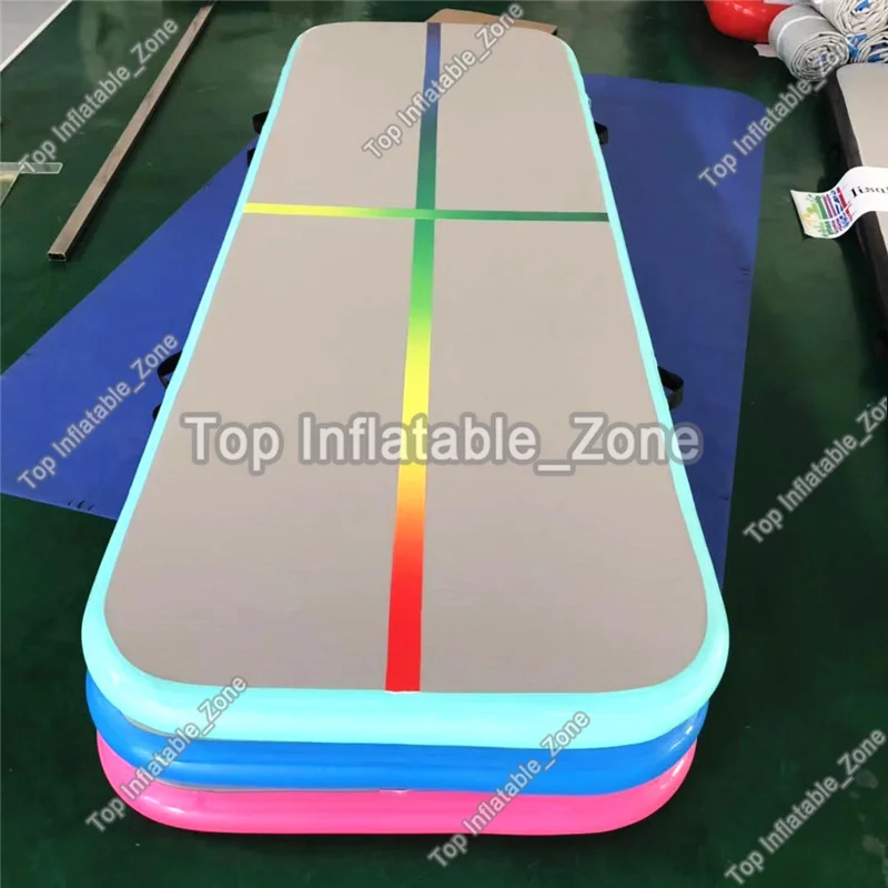 Free shipping free pump inflatable tumbling mat/air floor/air mat/air track for sale 3m factory price air track mat for gym