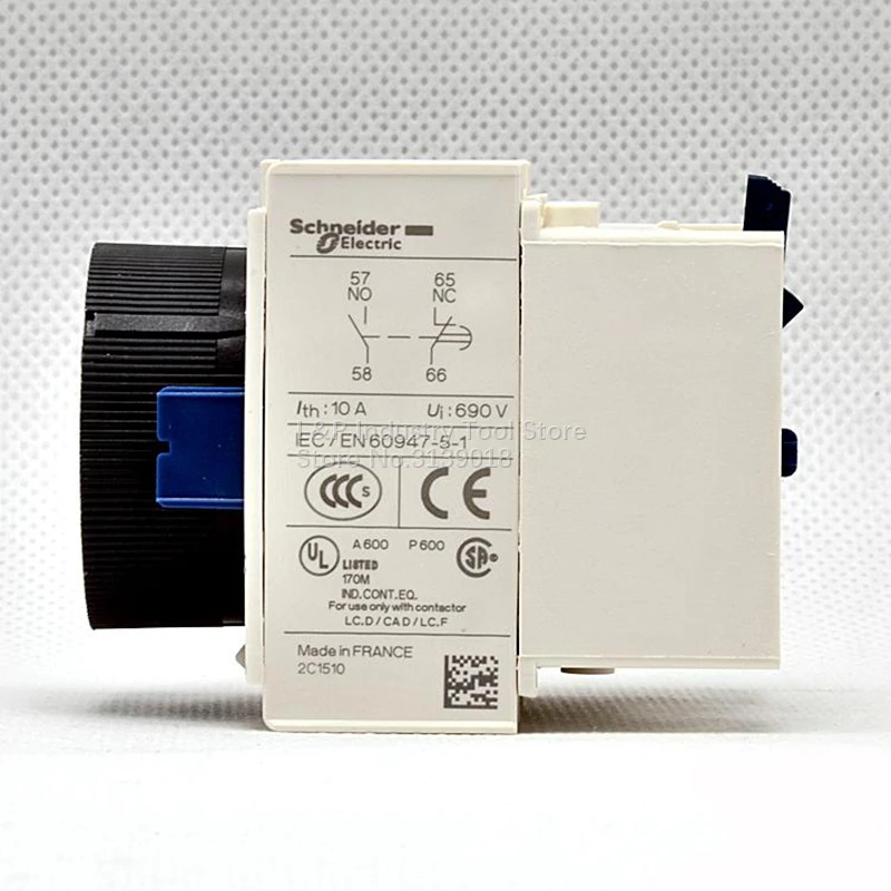 100% новый черный оригинальный Schneider France LADR0 0,3-3S блок задержки времени LA-DR0 задержка отключения питания для контактора LC1D 038614