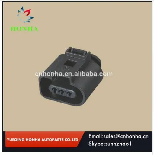 Free Shipping 3 pin female waterproof connector plug 3D0973703 or 1J0973703 3D0 973 703