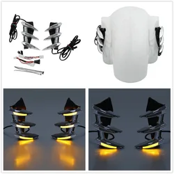 Motorcycle Left Right Fender Trim Running Brake Light For Honda Goldwing GL1800 2001-2017 F6B 2013-2017