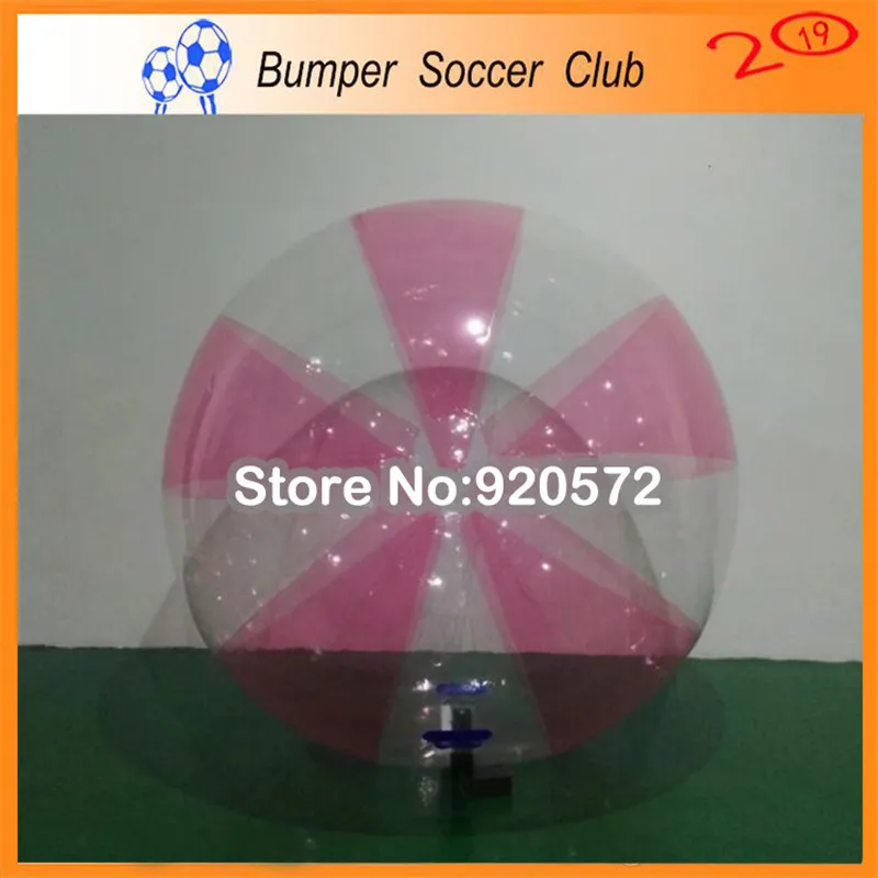 0,8 mm PVC transparenter Wasserlaufball Lustiger 1,5 m aufblasbarer Wasserball zum Verkauf Aqua Zorbing Ball