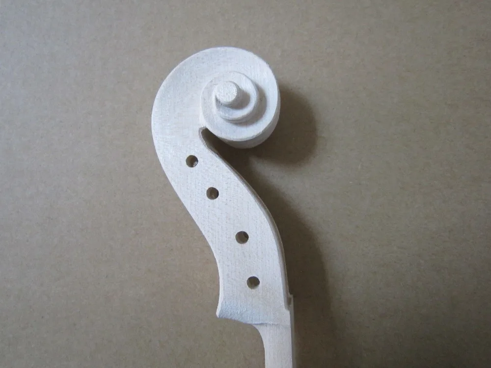 5pcs hand carved maple white violin neck 4/4,VIOLIN NECK