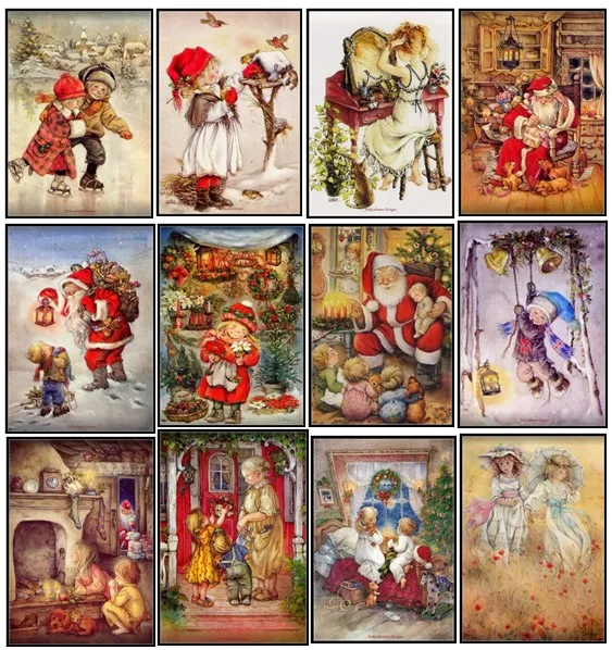 My Childhood Days - Counted Cross Stitch Kits - DMC Color DIY Handmade Needlework for Embroidery 14 ct Cross Stitch Sets