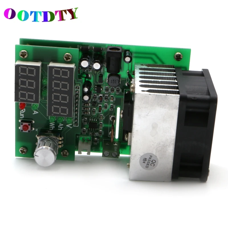 OOTDTY 30V 9.99A 60W Constant Current Electronic Load Discharge Battery Capacity Tester