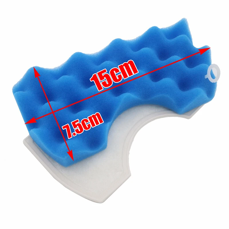 1Pc DJ63-00672D H11 Dust HEPA Filter + 1 Set Blue Sponge Filters for Samsung SC4300 SC4470 VC-B710W Vacuum Cleaner Spare Parts