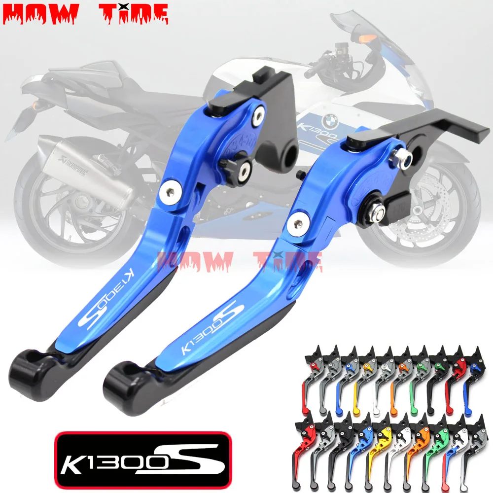 

For BMW K1300S K 1300S 2009-2016 Motorcycle Accessories CNC Aluminum Folding Extendable Brake Clutch Levers LOGO K1300S