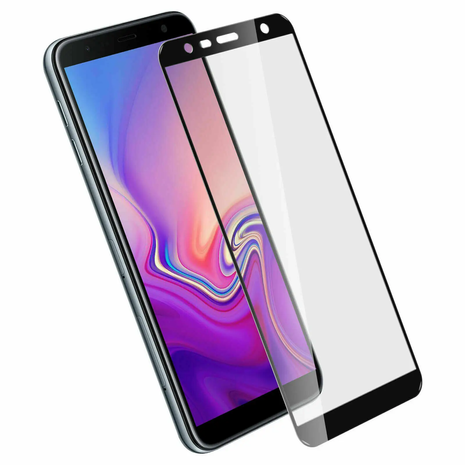 High quality 9H tempered glass screen Protector for Samsung Galaxy J6 Plus sent from Spain