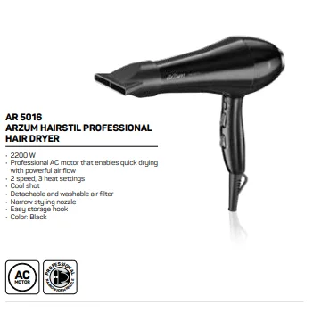 ARZUM HAIRSTIL Máy Sấy Tóc Chuyên Nghiệp
