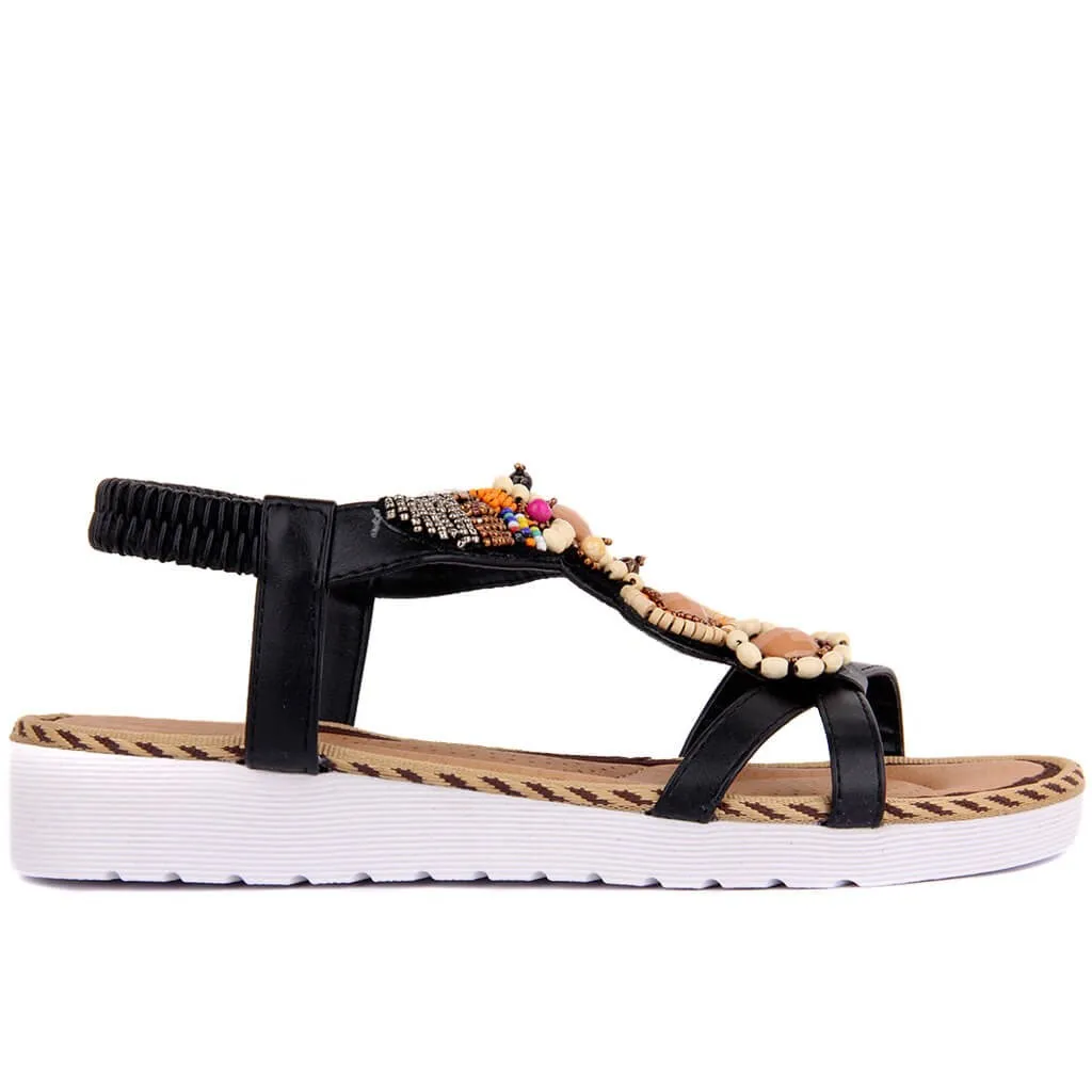 Guja-Noir Sandales Femme