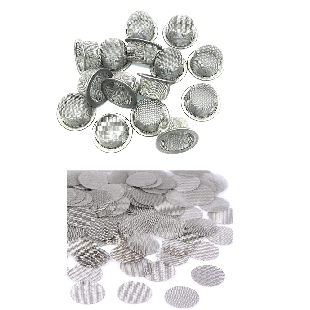 50 PCS Flat 10PCS Rimmed Dome Elbow Screens Filters Caps for Arizer Extreme Q V-Tower