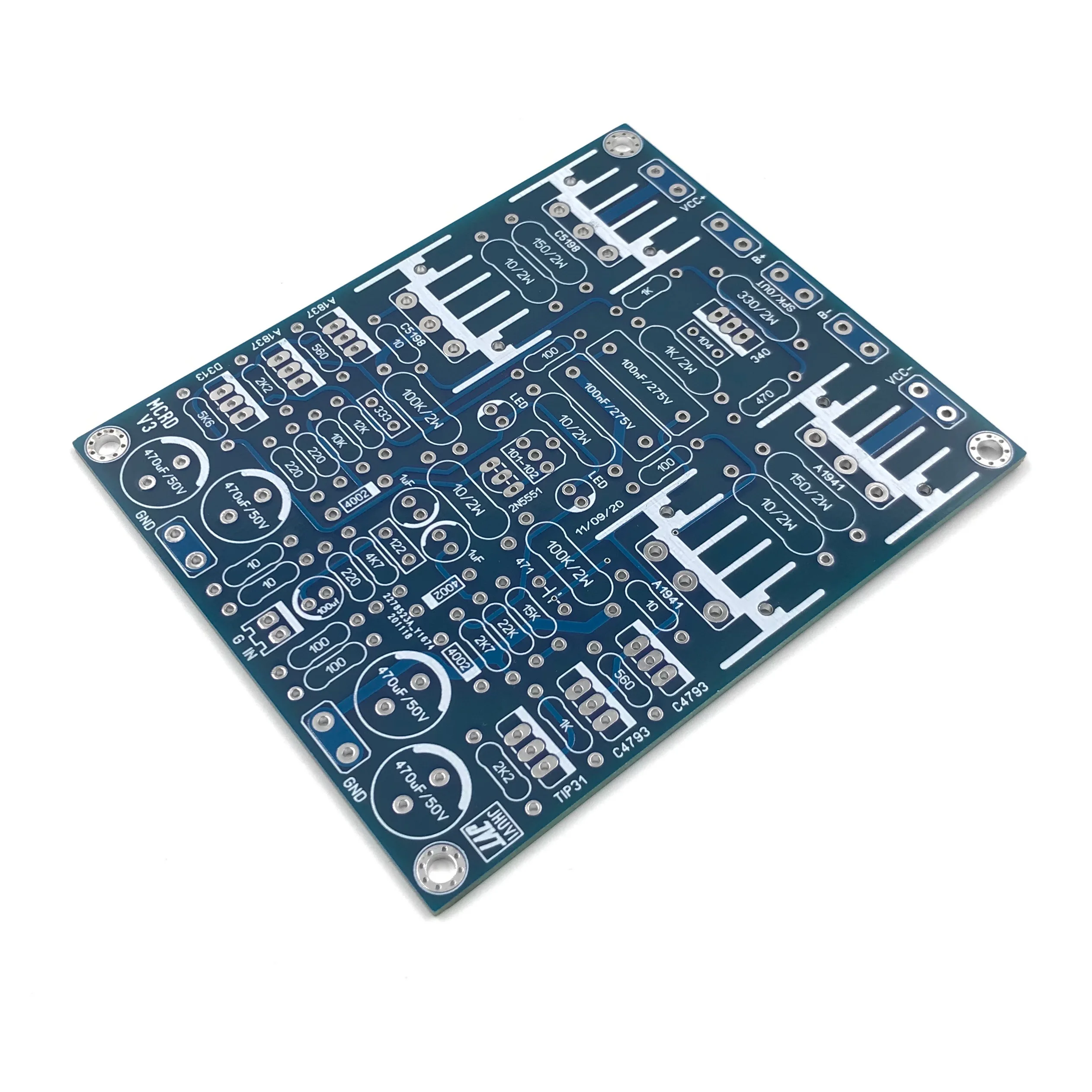 Power Amplifier Circuit Board PCB 1000W Watt MCRD V3 Extendable Sound Amp Mono 2SC5200 2SA1943 High Power Audio DIY