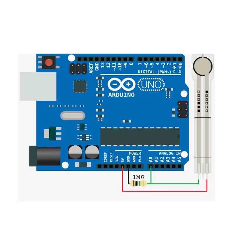 Flexiforce sensore di forza di pressione a Film sottile muslimazo modulo fai da te Kit di progetti educativi elettronici per arduino