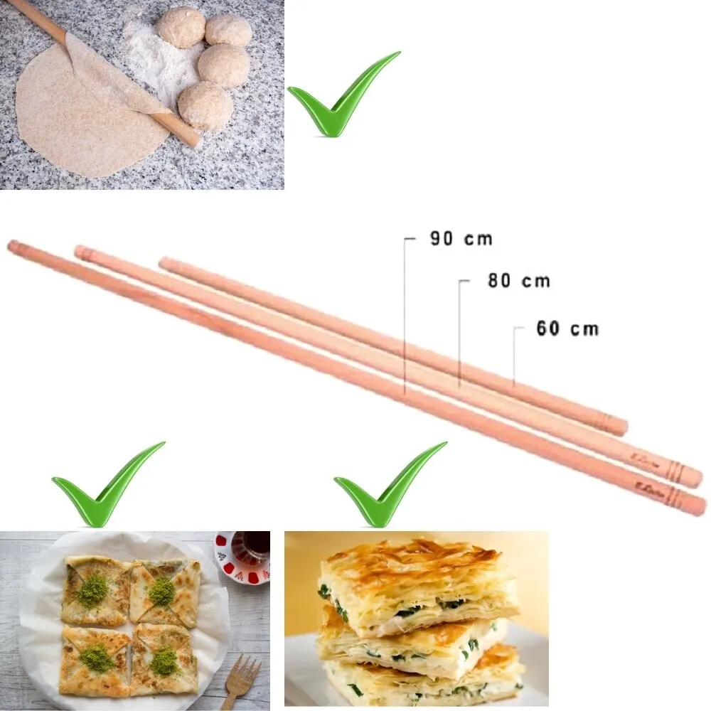 Turkish Oklava Rollers Manti Ravioli Pizza Maker High Quality Wooden Kitchen Tools Patty Baklava Maker Woman Utensils Gift