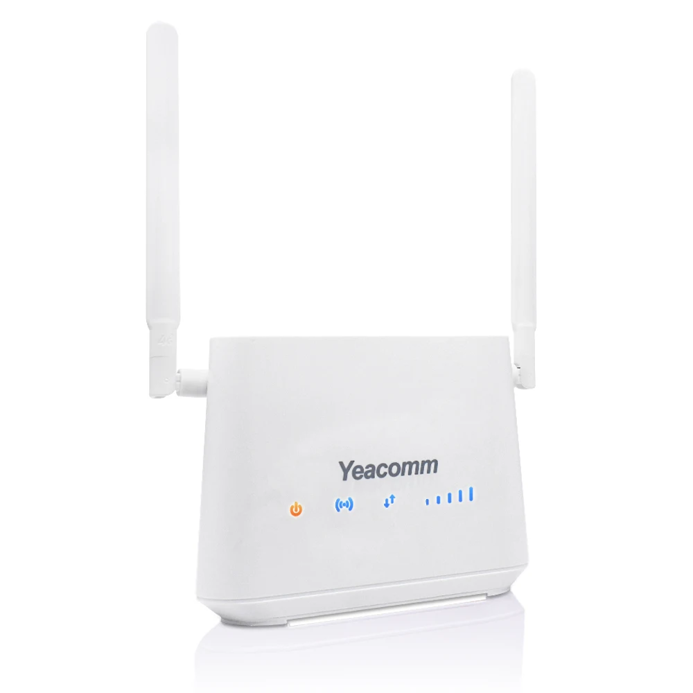 Yeacomm S12 LTE CPE FDD TDD Mobile Ethernet Cat4 4G Router with SIM Card Slot and External Antennas