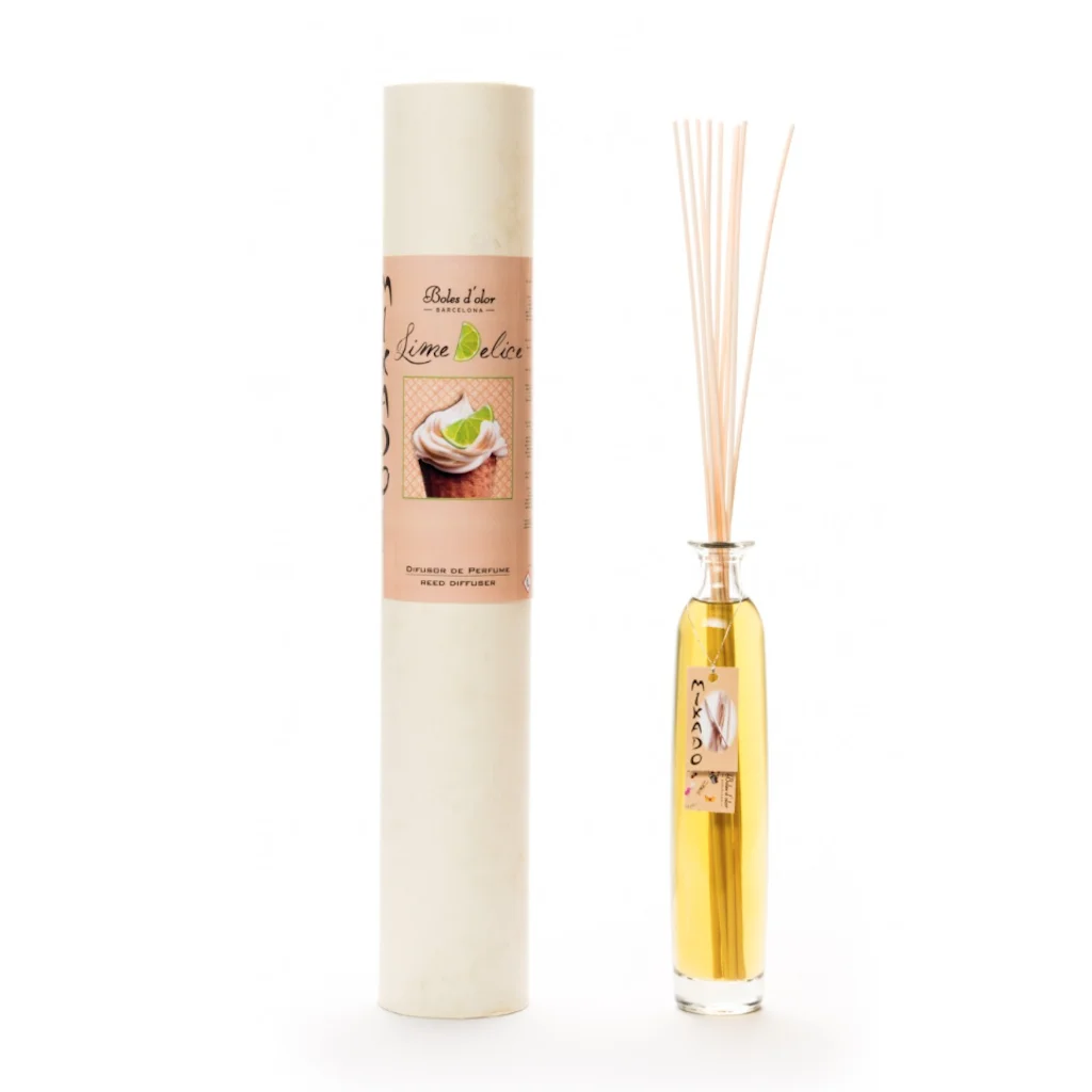 Trees of smell lime delice - Mikado 200 ml. Your home perfumes rattan Rods Spreads Fragrance in Progressive Shape Air Freshener Clothes Cabinet