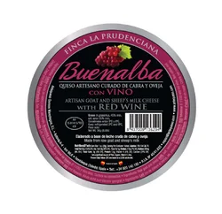 Formaggio artigianale di capra e pecora con vino. Formaggio viola- (3 KG)