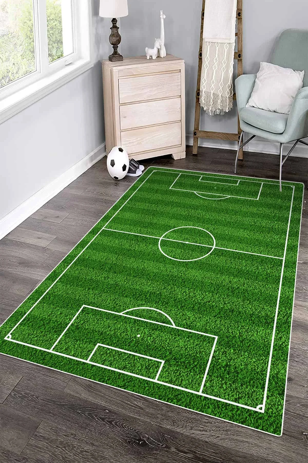 Fun Football Field Kid Room Game Carpet Foldable Quality Rug Tateme Tatami  Mat Decoration Bedroom Decor Quarto Kilim Hopscotch