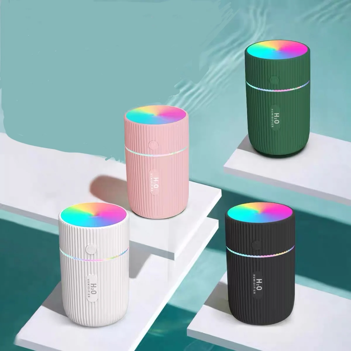 Umidificador air 220ml Aroma ultrasonic diffuser essential oil Mini USB Cool Mist Maker Aromaterapia with colorful light