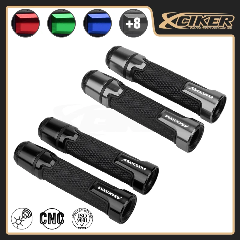 SYM MAXSYM 400/MAXSYM TL 508 Motorcycle Grips Non-Slip Handle Grip Throttle Grip with Bar End Weights Handlebar Sliders Plug