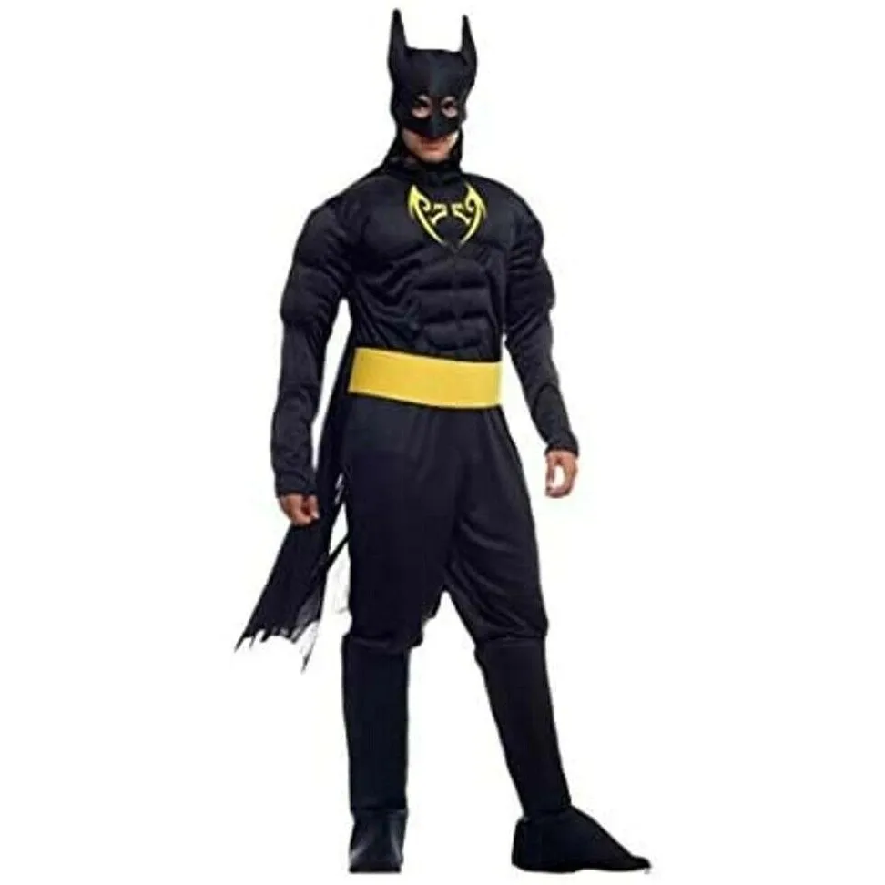 Disfraz Superhéroe Black Bat Hombre Carnaval Superhéroes adulto