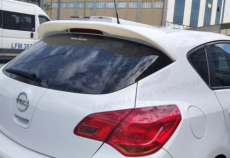 Opel Astra J Hb 2009 - 2015 Dakspoiler Hoge Kwaliteit Abs Plastic Grondstoffen Of Geschilderd Astra Kit Rear vleugel