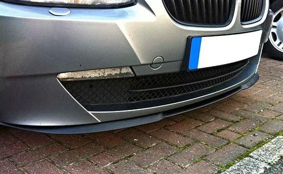 For BMW Z4 E85 E86 Roadster CUPRA R Front Bumper Lip Universal 3pcs Diffuser Black Bumper Lip Spoiler Auto Tuning Accessories