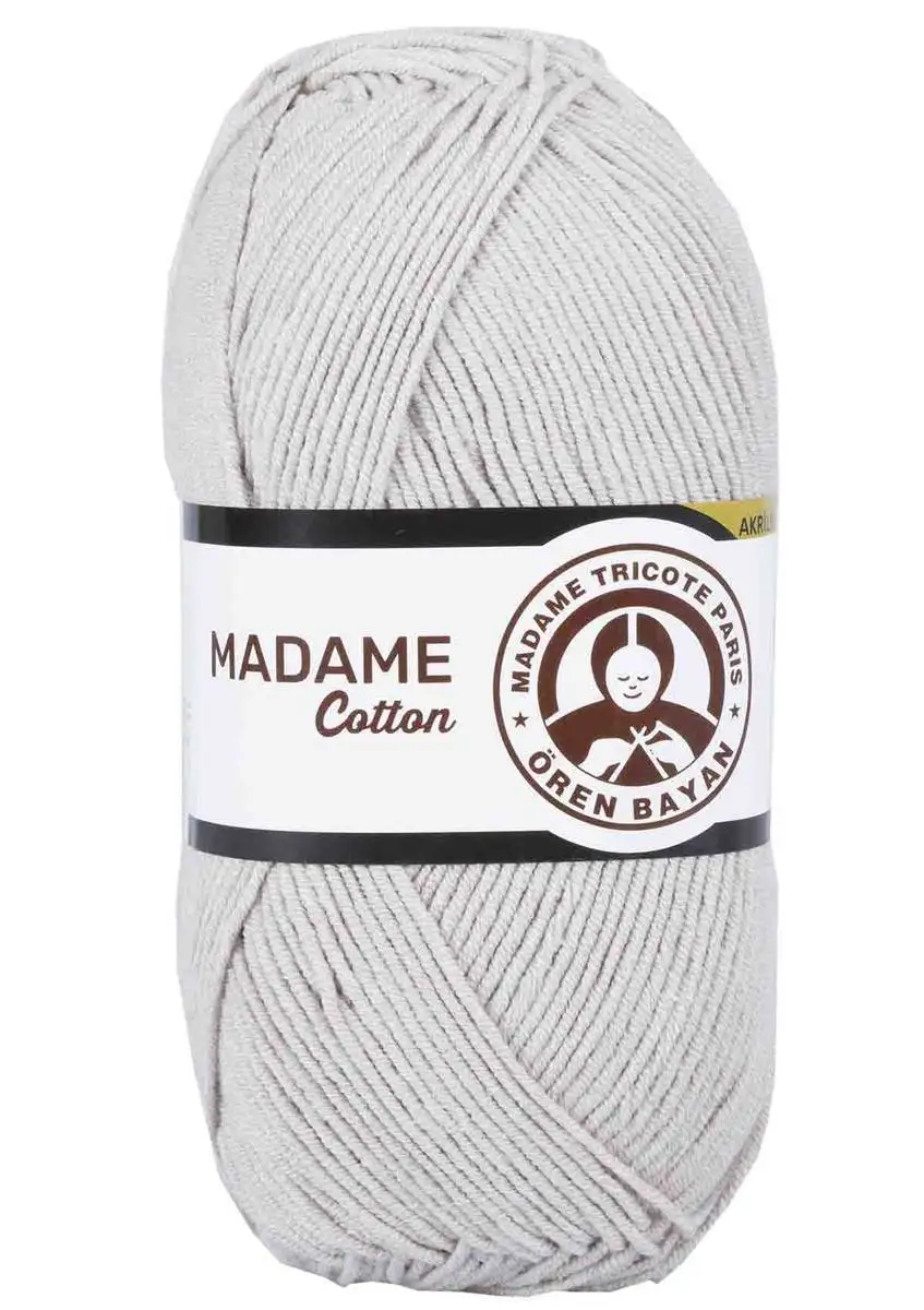 Cotton Knitted Yarn - 29 Color Options - 280 Meters(100gr) - Ören Bayan Madame Cotton - Acrylic - Sweater - Cardigan - Amigurumi - Doll - Shawl -