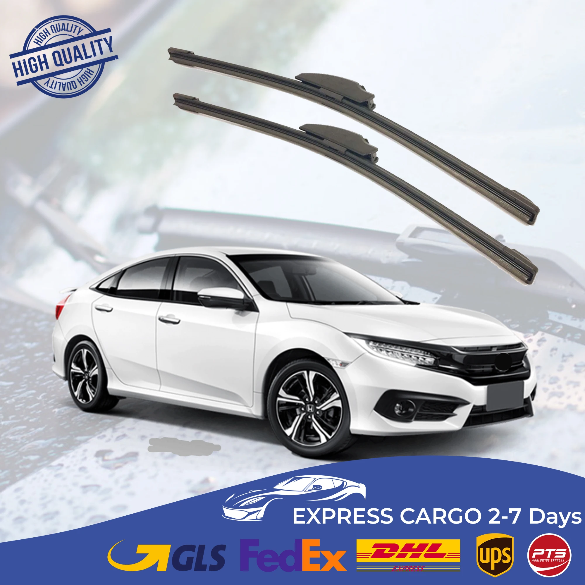 Car Wiper Blade For Honda Civic 2017 2018 2019 2020 2021 FC5 Auto Windscreen Windshield Wipers Blades Window Wash Front