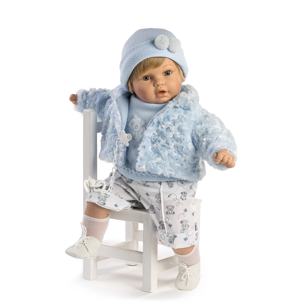 Berbesa, Baby doll Baby sweet blue jacket, 62 cm newborn to give away (80541)