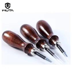 WUTA Sharp Leather Edge Beveler Edge Skiving Polishing Leather Tools DIY Belt Maker High Carbon Steel Leather Craft Beveller