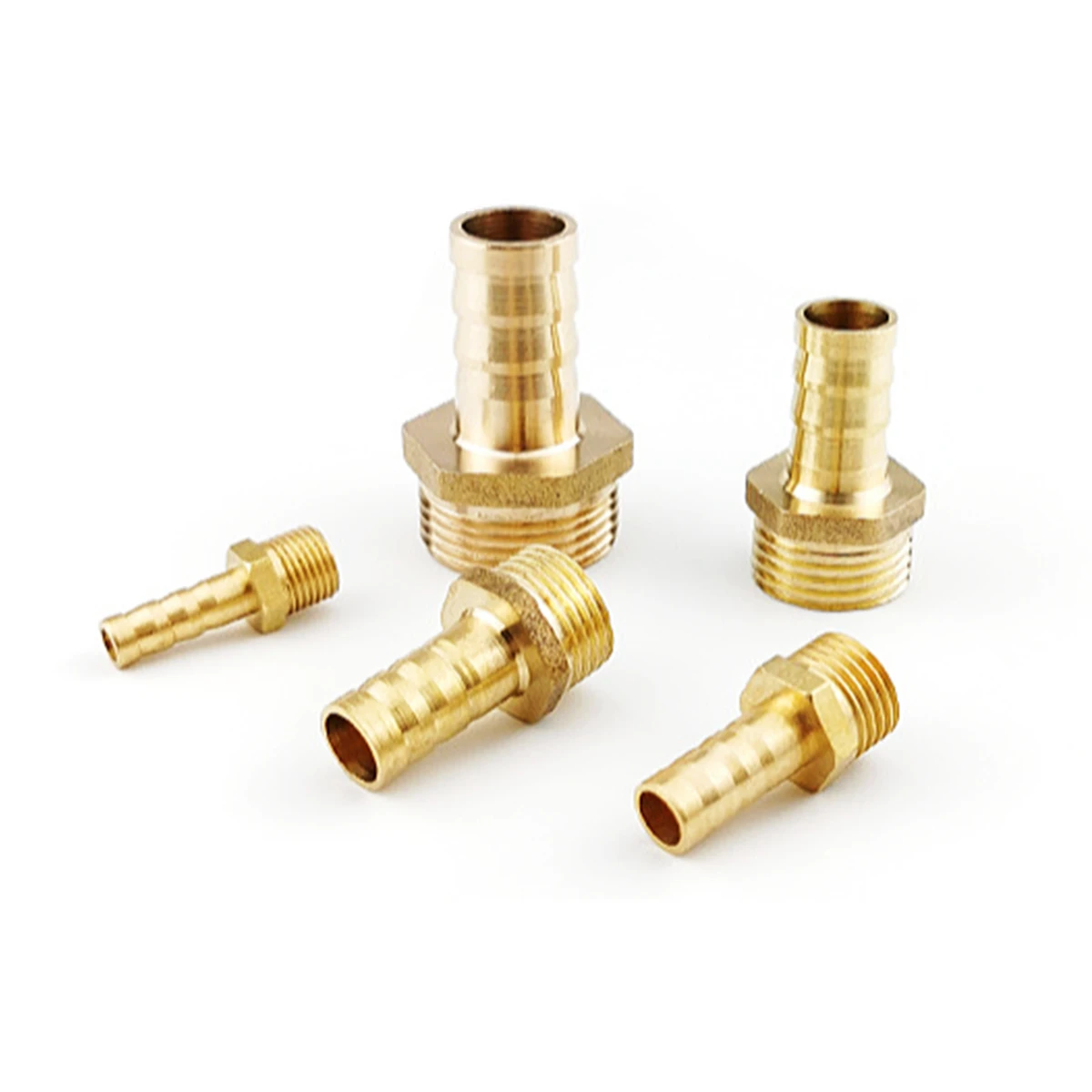 1/5/10PCS Brass Pipe Fitting 6/8/10/12/14/16mm Hose Barb Tail 1/8\