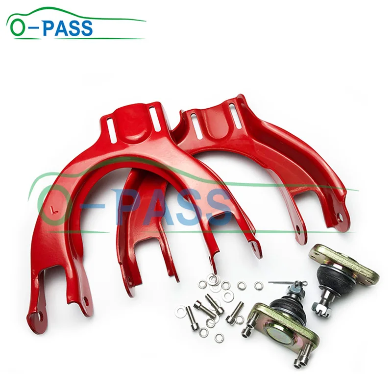 OPASS Adjustable Front Upper Control arm For HONDA CRX CR-X II & Civic EF 51450-SH3-030 1 Pair