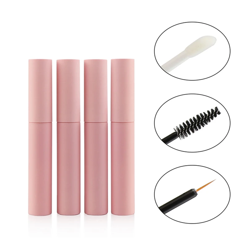 Empty Mascara Bottle Custom Logo Essential Oil Eyelash Serum Bottle Lash Growth Re-Fillable Mascara Wand Tubes Makeup Container