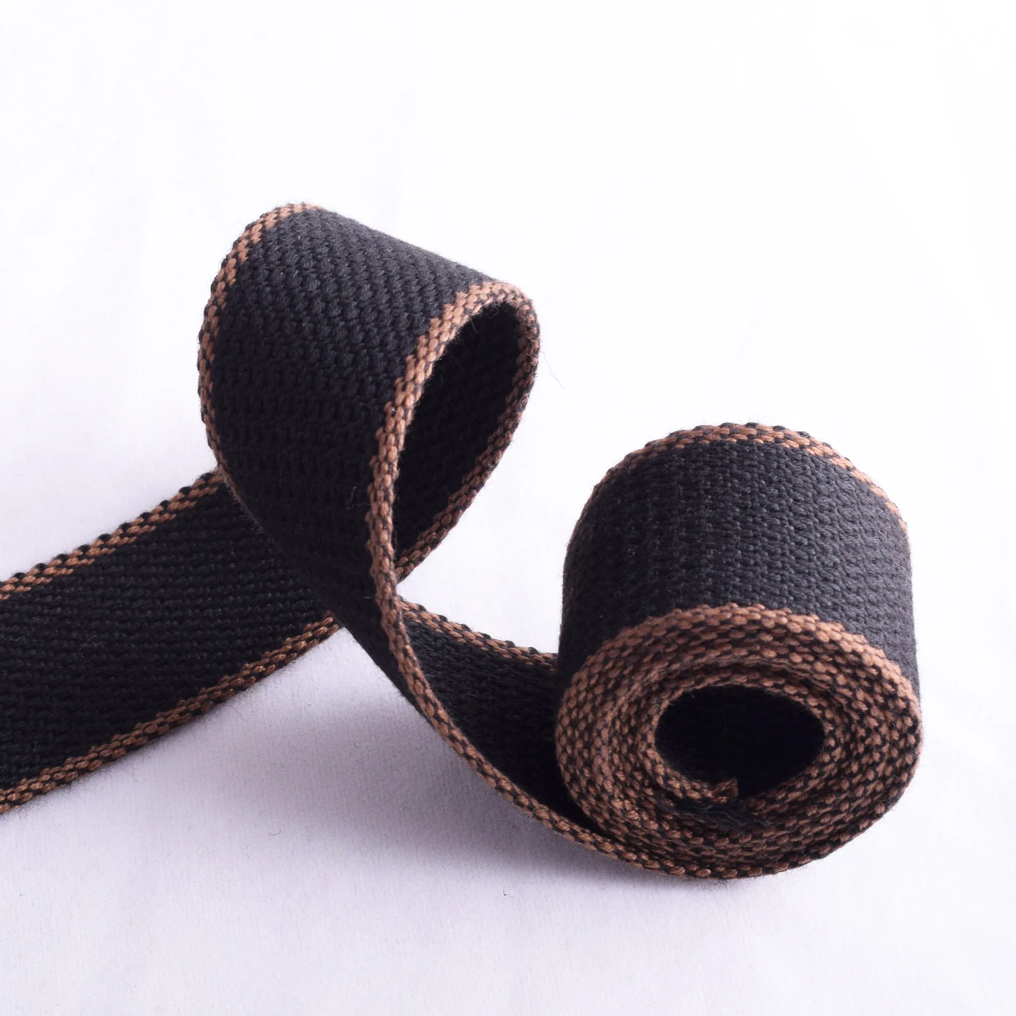 Striped Webbing Heavy Duty Cotton Webbing 1 1/2\