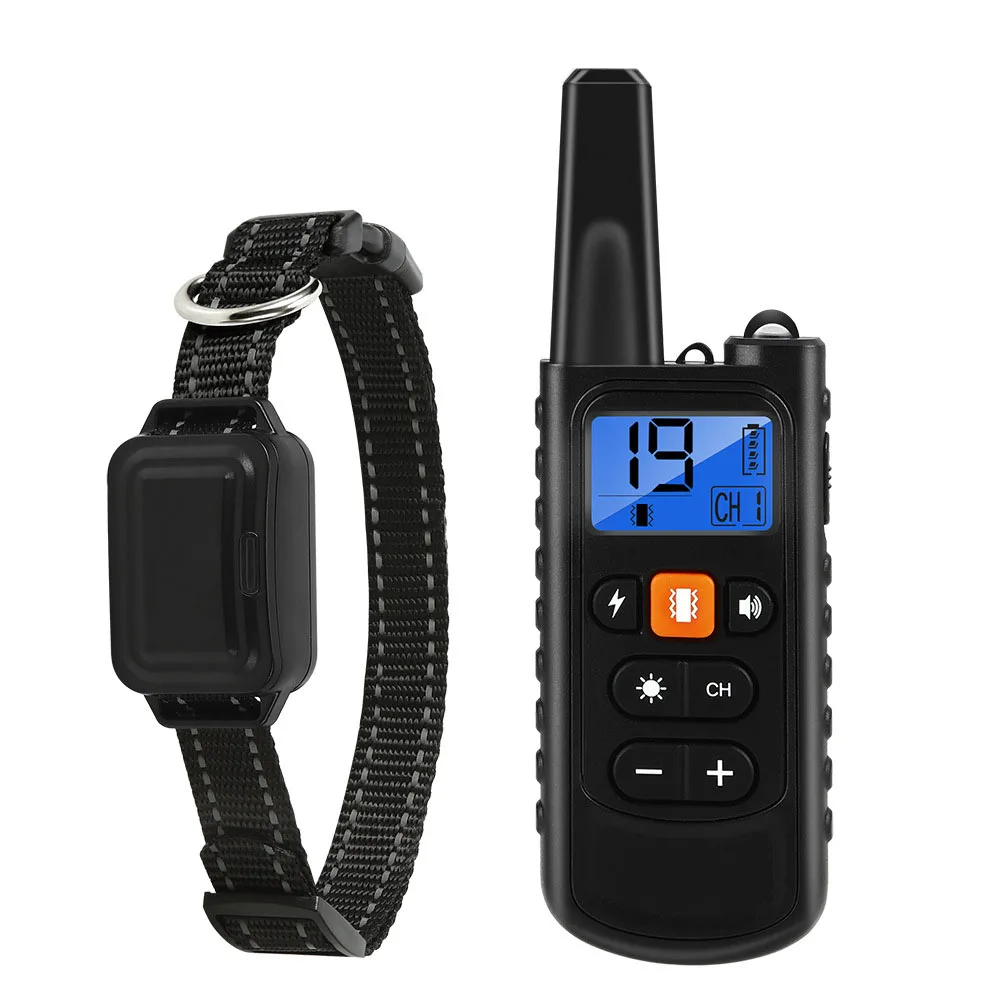 

10 Pcs 800M remote intelligent anti-barking dog training device vibration electric shock collar