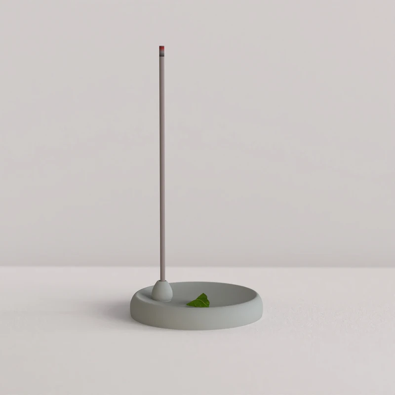 Pinkmore Mold Concrete Incense Insert Silicone Mold Creative and Simple Design of Cement Incense Tray Molds