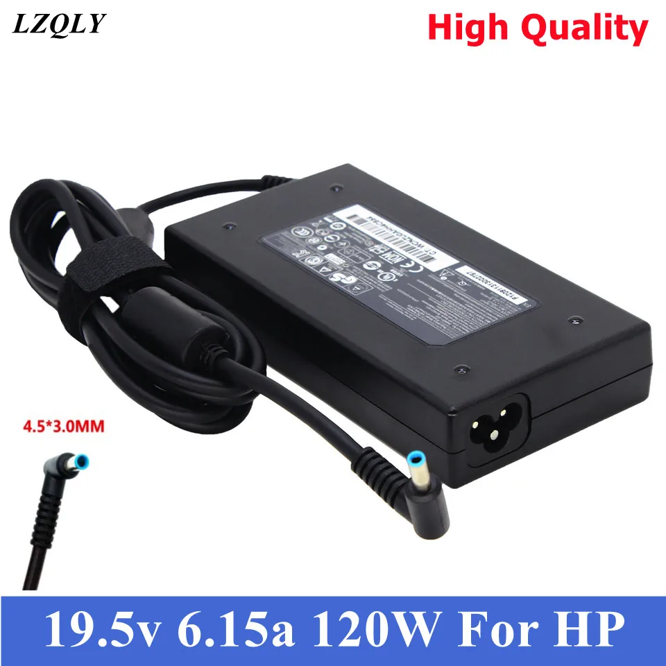 

Original 19.5V 6.15A 120W 4.5*3.0mm Laptop AC Adapter Charger for HP ENVY 15 17 TPN-Q173 OMEN 15 732811-002 710415-001HSTNN-CA25