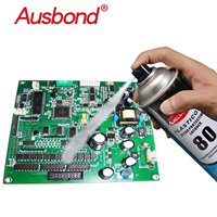 Ausbond transparent insulating protective Spray®Plasticote 80 for PCB-protection against moisture, corrosion, mildew, UV radiation, vibration and extreme temperatures-Ideal for electronics and printed circuits